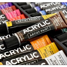 Acrylic Paint for Artist - 12 Colours