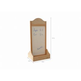 Floorstand Dry Erase White Board and Magnetic Chalk Board
