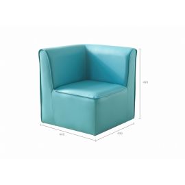 Modular Kids Sofa - Corner Chair - Blue