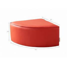 Modular Kids Sofa - Corner Module - Red