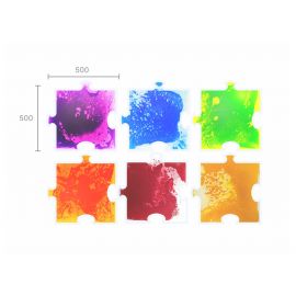 Puzzle-Shaped Sensory Liquic Tiles