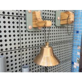Indoor or Outdoor STEM Wall Bronze Bell