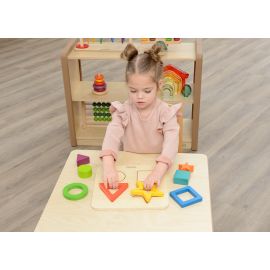 Geometric Shape Learning Stacker Toy