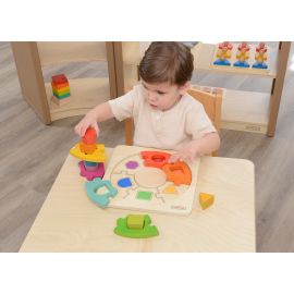 Shape-Matching Jigsaw Donut Blocks
