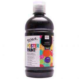 Lamp Black Poster Paint