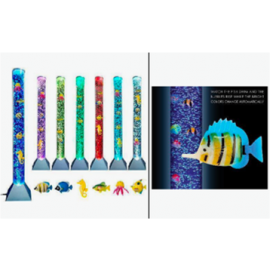 Small waterbubble tube with fish