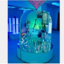 Corner Platform with String Lights