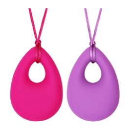 Chew necklace oval shaped