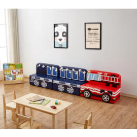Train & Fire Truck Modular Sofa