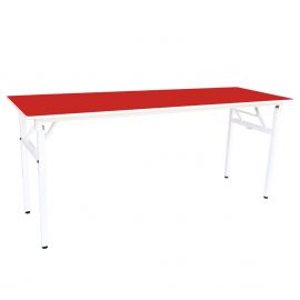 Rectangular Table with Foldable Legs