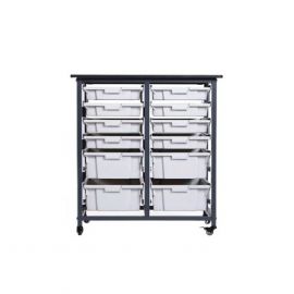 Mobile Storage Box With 8 Small Box+4 Large Box