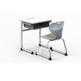 Modern Adjustable Secondary Student Table with Drawer