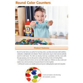 2cm Coloured Counters (1000 pcs)