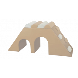 Colorful Toddler Soft Play Tunnel Slide Climber