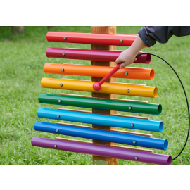 Indoor or Outdoor Horizontal Tubular Bells Tower on Stand