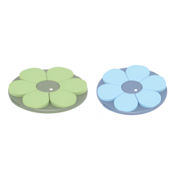 Flower petal cushion 