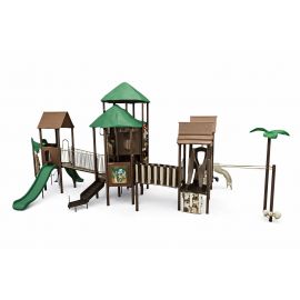Atlanta Treehouse - Set A (Brown & Dark Green)