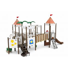 Atlanta Castle - Set B (Silver Gray & Brown)