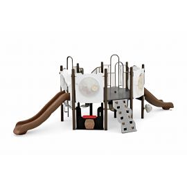 Atlanta Castle - Set F (Silver Gray & Brown)