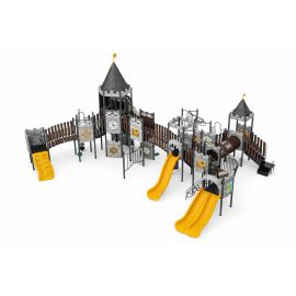 Boston Castle - Euro Style Set A (Gray & Midnight)