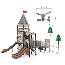 Boston Castle - Physical Activity Set C (Brown & Tan)