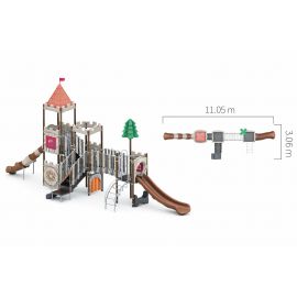 Boston Castle - Physical Activity Set G (Brown & Tan)