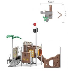 Boston Corsair - Physical Activity Set F (Brown & Tan)
