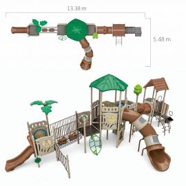 Boston Treehouse - Physical Activity Set G (Brown & Tan)