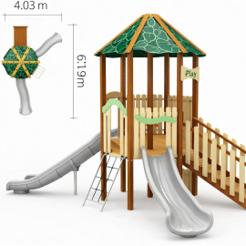 Frankfurt Treehouse - Set D - Light Green Series