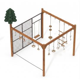 Square Overhead Loop Ladder
