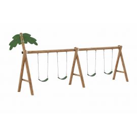 Wooden Swing-3 Bay