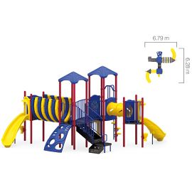 World Klass Play - 0113P (Curved Square Roof)