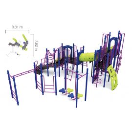 World Klass Play - 0152C (Blue & Lime)