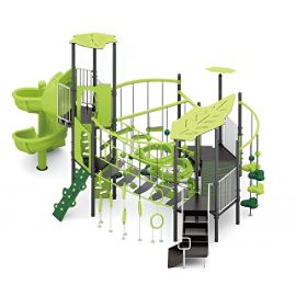Nature Leaf Theme - Physical Activity Set C (Dark Green & Lime)