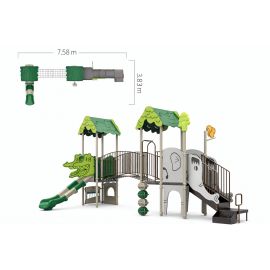 Forest Animal Theme - Physical Activity Set B (Dark Green & Lime)