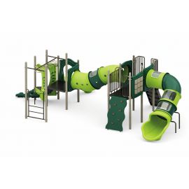 Crocodile Theme - Physical Activity Set A (Dark Green & Lime)