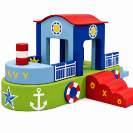 Nautical Toddler Soft Play Boat House 