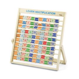 Viga Toys 50036 Gioco Educativo In Legno - Imparare Le Moltiplicazioni - Multicolore - Giocattolo Didattico Per Bambini