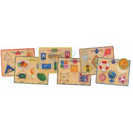 One Stop School Supplies | USL Learning Tools Basic Shape Puzzle (6/set ...